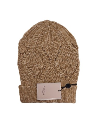 Cuffia cammello twinset