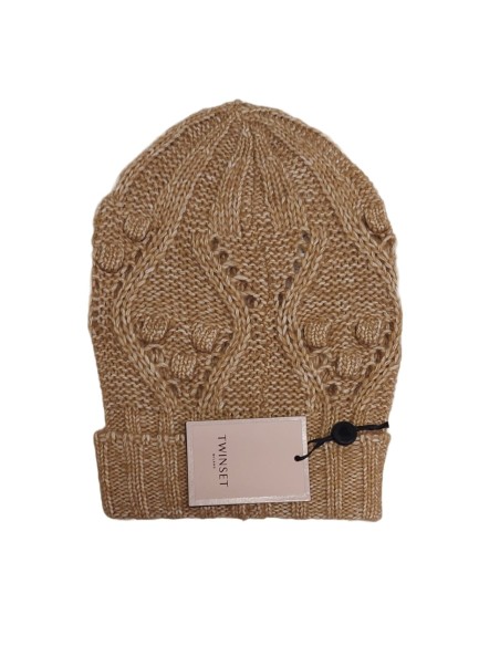 Cuffia cammello twinset