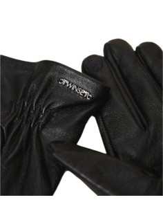 Guanti in pelle con borchie... 2