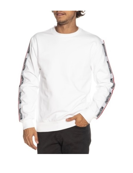 Felpa bianca moschino