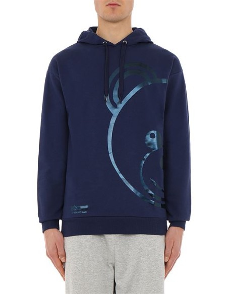 Felpa blu moschino