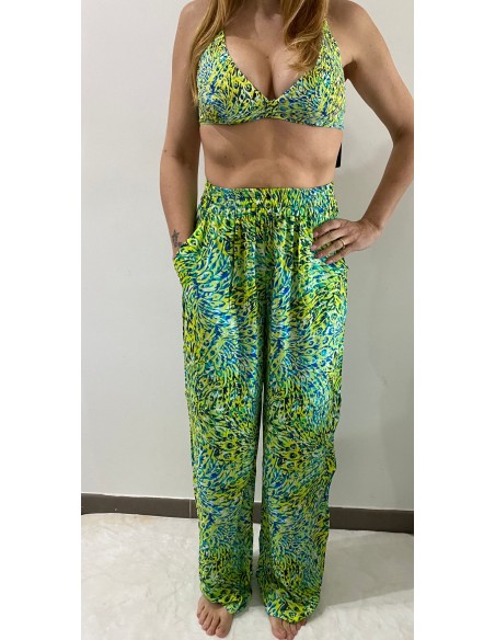 Pantalone Beach Brasil fantasia color