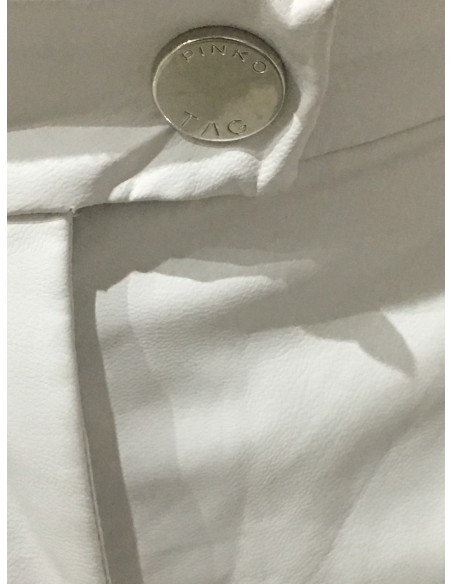 Pinko Pantalone Street Ecopelle e Lino