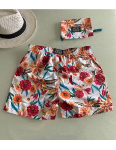 Costume short David floreale 2
