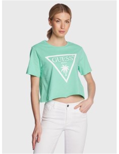 T-Shirt Guess Beach verde...