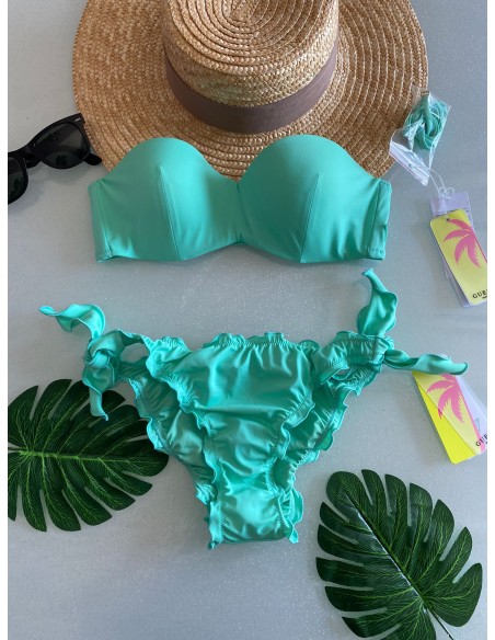 Costume fascia reggiseno Guess Beach tinta unita