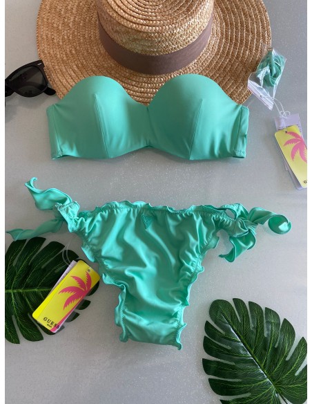 Costume fascia reggiseno Guess Beach tinta unita