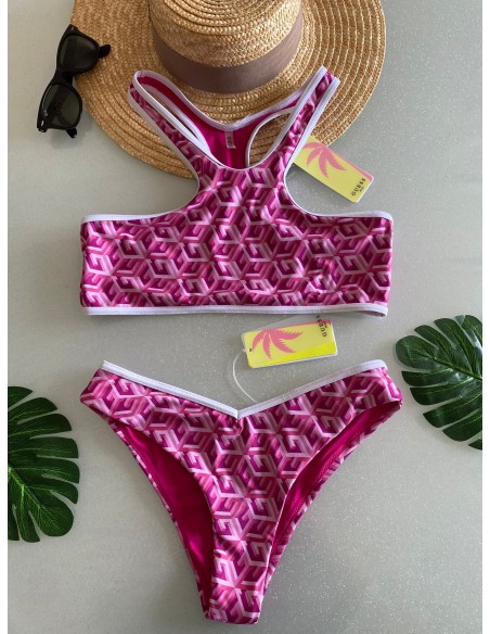 Costume top Guess Beach fantasia logata