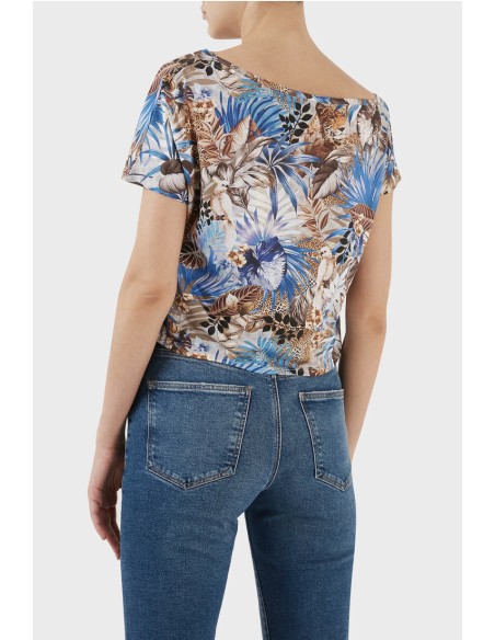 T-shirt con nodo Guess