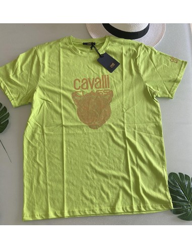T-shirt verde Cavalli Class