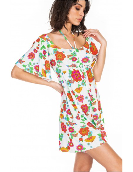 Tutina manica corolla fiore Pin-up Stars