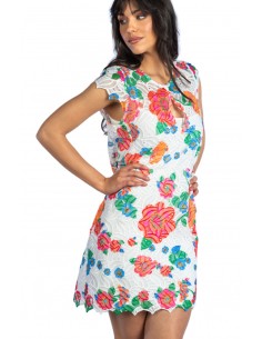 Abito corto macramé Pin-up... 2