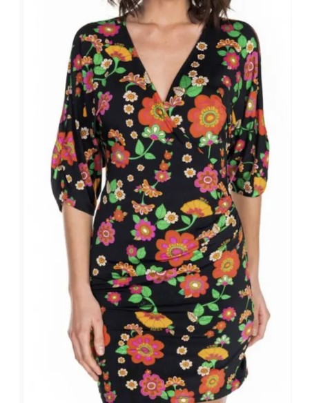 Mini abito incrociato Pin-up Stars