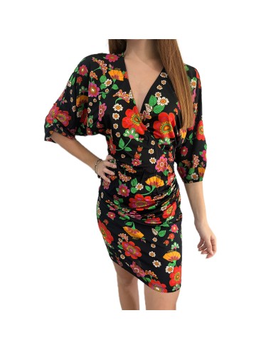 Mini abito incrociato Pin-up Stars