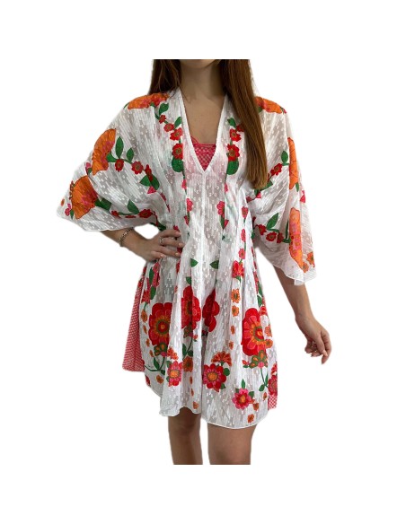 Vestito pieghe kimono Pin-up stars