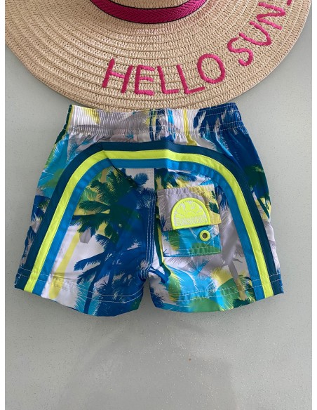 Costume a pantaloncino Sundek bimbo con palme
