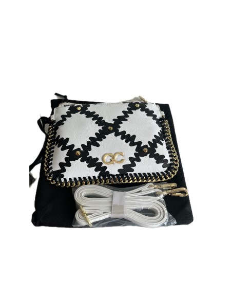 Pochette Gio Cellini con stampa e borchie