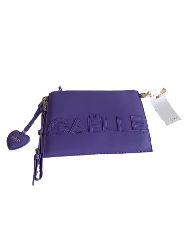 Pochette ecopelle con logo Gaelle Paris