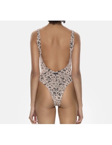 Monokini Me fui maculato goffrata