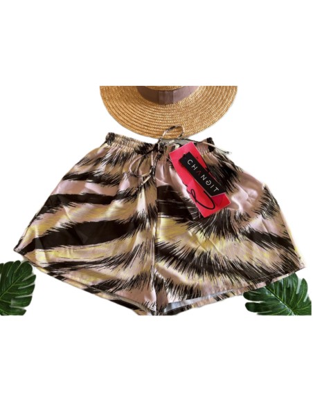 Short Changit curvy strisce