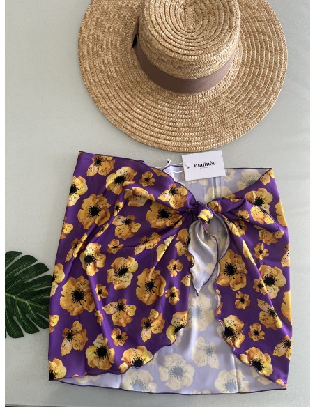 Pareo Matinèe floreale bimba