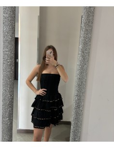 Abito bolero borchie Pin-up