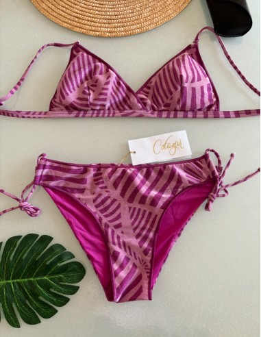 Bikini foglie rosa Cotazur