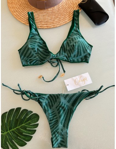 Bikini foglie verdi Cotazur