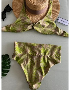 Bikini vita alta verde Fisico 2