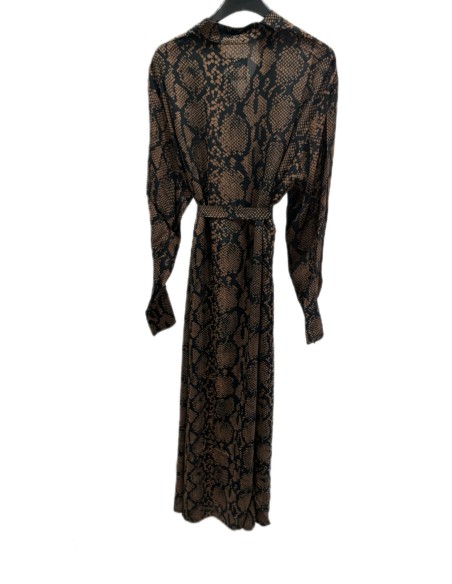 Vestito lungo c/bottoni Fisico