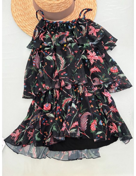 Vestito bimba con balze Pin-up