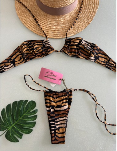 Bikini a fascia incrocio Miss bikini