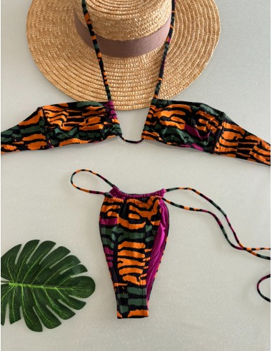 Bikini a fascia incrocio Miss bikini