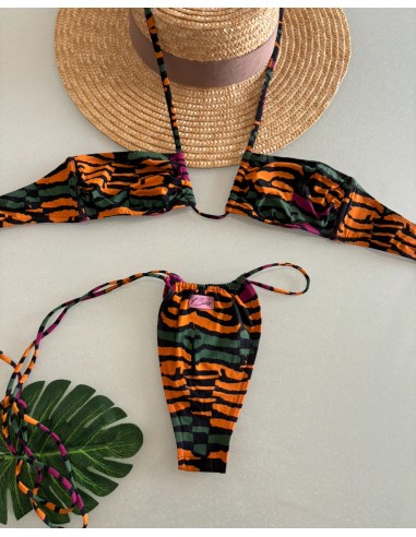 Bikini a fascia incrocio Miss bikini