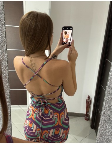 Mini abito lurex Miss bikini