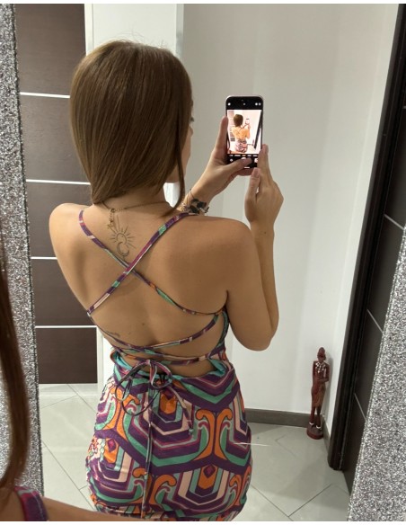 Mini abito lurex Miss bikini