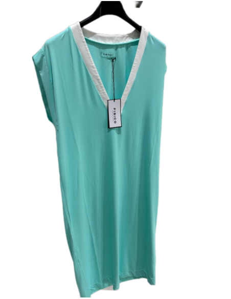 Vestito bordi bicolore Fisico