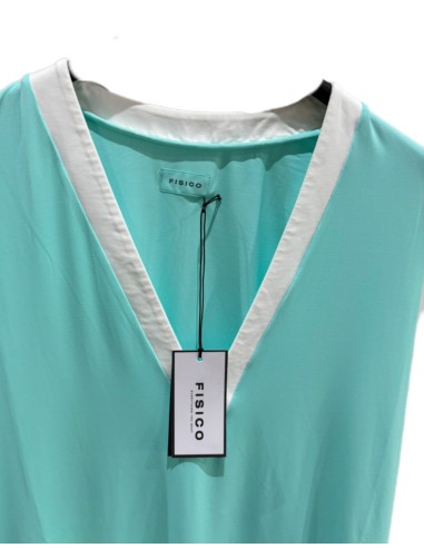 Vestito bordi bicolore Fisico