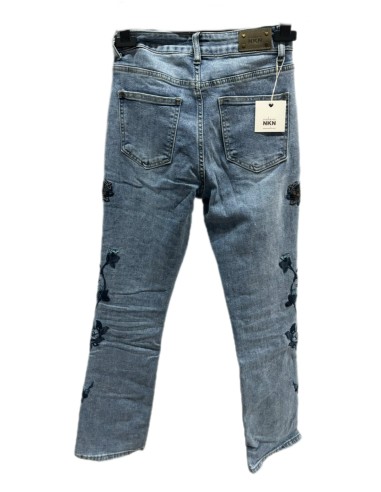 Jeans con ricami floreali NKN Nekane