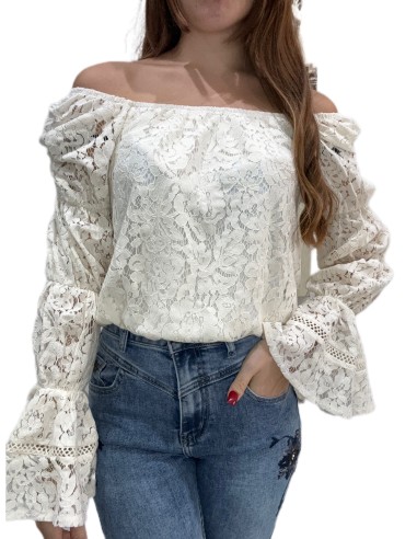 Camicia in pizzo NKN Nekane