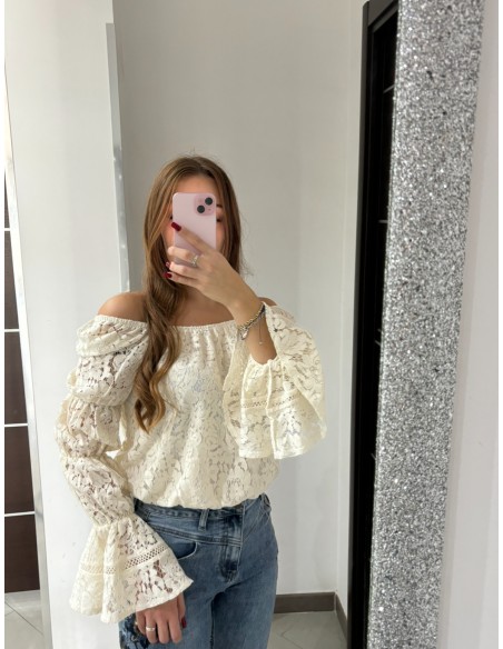 Camicia in pizzo NKN Nekane