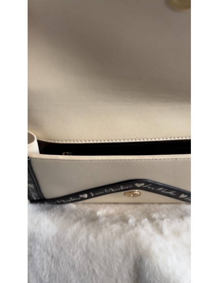 Pochette avorio Love Moschino