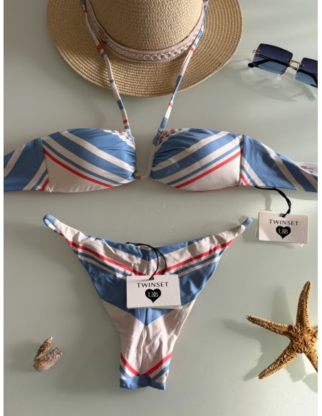 Bikini a righe Twinset