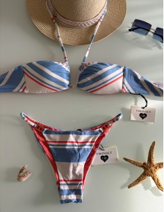 Bikini a righe Twinset