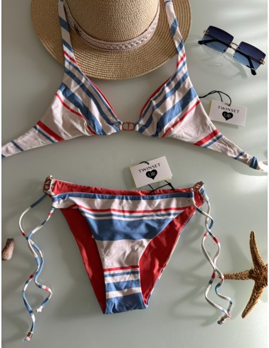 Bikini a righe Twinset