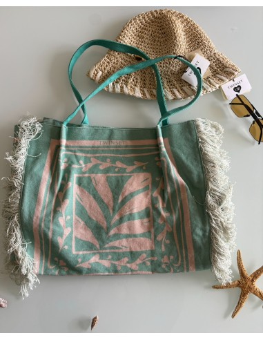 Borsa tote in canvas stampato Twinset