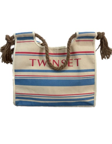 Borsa tote in canvas stampato Twinset
