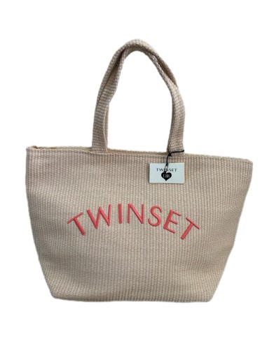 Borsa effetto paglia mare Twinset