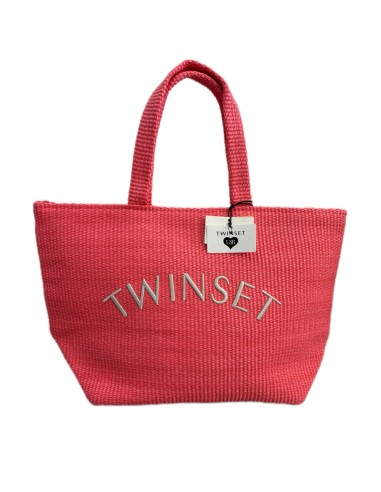 Borsa effetto paglia mare Twinset