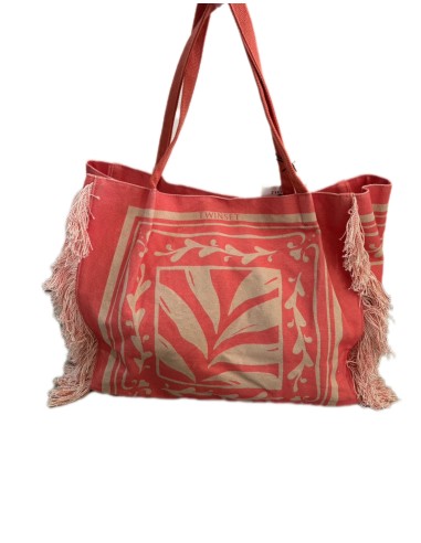 Borsa tote in canvas stampato Twinset